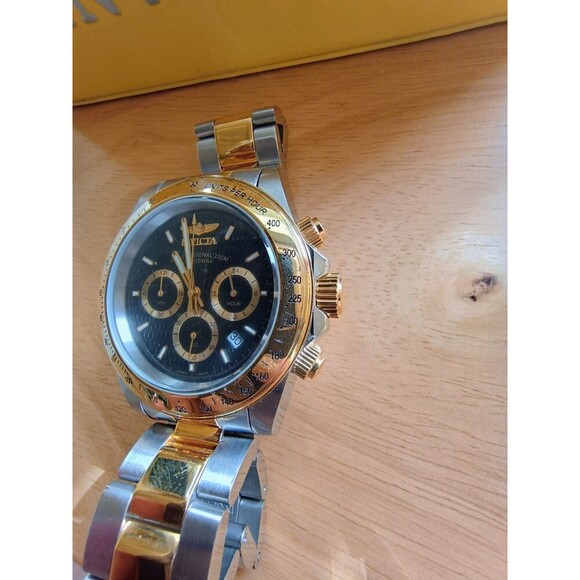 Men's Luxury Watch - Invicta Speedway Quartz Chronograph Black Dial 9224 New - Picture 4 of 16